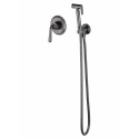 Смеситель с гигиеническим душем встраиваемый WONZON & WOGHAND STEAM, Темный графит (WW-88849008-BGM)