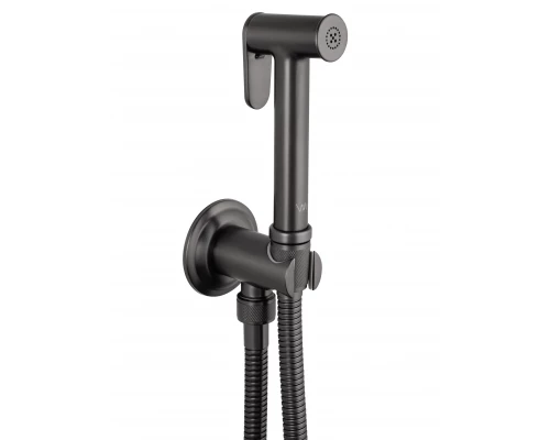Смеситель с гигиеническим душем встраиваемый WONZON & WOGHAND STEAM, Темный графит (WW-88849008-BGM)