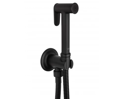 Смеситель с гигиеническим душем встраиваемый WONZON & WOGHAND STEAM, Черный матовый (WW- 88849008-MB)