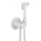 Смеситель с гигиеническим душем встраиваемый WONZON & WOGHAND STICK, Белый матовый (WW-88829902-MW)
