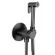 Смеситель с гигиеническим душем встраиваемый WONZON & WOGHAND STICK, Темный графит (WW- 88829902-BGM)