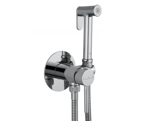 Смеситель с гигиеническим душем встраиваемый WONZON & WOGHAND STICK, Хром (WW-88829902-CR)