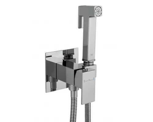 Смеситель с гигиеническим душем встраиваемый WONZON & WOGHAND, Хром (WW-88829903-CR)