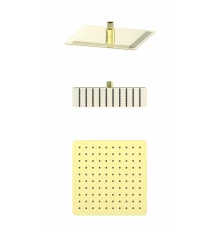 Верхний душ WONZON & WOGHAND, Брашированное золото (WW-88DP06-BG)