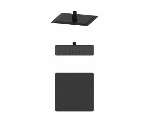 Верхний душ WONZON & WOGHAND, Черный матовый (WW-88DP06-MB)