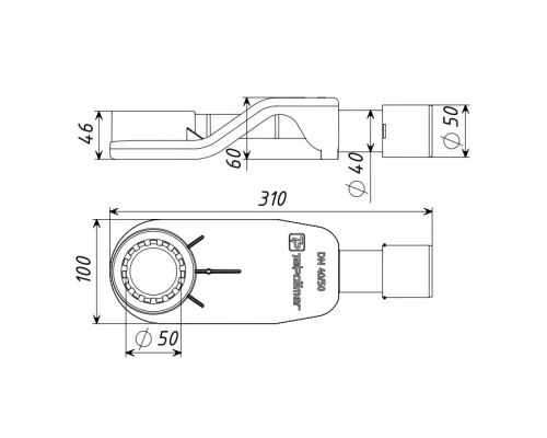 Душевой трап 60 см WONZON & WOGHAND, Брашированное золото (WW-65406T-BG)