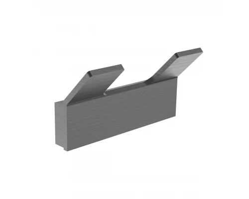 Двойной крючок для ванной WONZON & WOGHAND LOTTE, Темный графит (WW-8325-BGM)