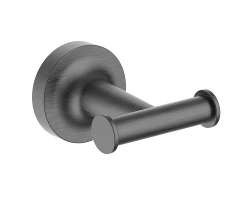 Двойной крючок для ванной WONZON & WOGHAND SIMPLE, Темный графит (WW-6525-BGM)