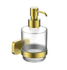 Дозатор мыла WONZON & WOGHAND GRAFFITY, Брашированное золото (WW-9333-BG)