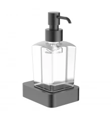 Дозатор мыла WONZON & WOGHAND LOTTE, Темный графит (WW-8333-BGM)