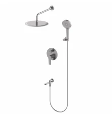 Душевая система встраиваемая WONZON & WOGHAND BRILLIANT, Темный графит (WW-88939079-BGM)