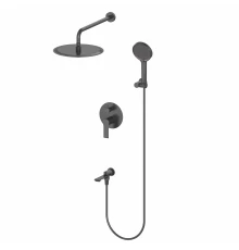 Душевая система встраиваемая WONZON & WOGHAND BRILLIANT, Черный матовый (WW-88939079-MB)