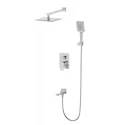Душевая система встраиваемая WONZON & WOGHAND DIAMOND, Брашированный никель (WW-88939011-BN)
