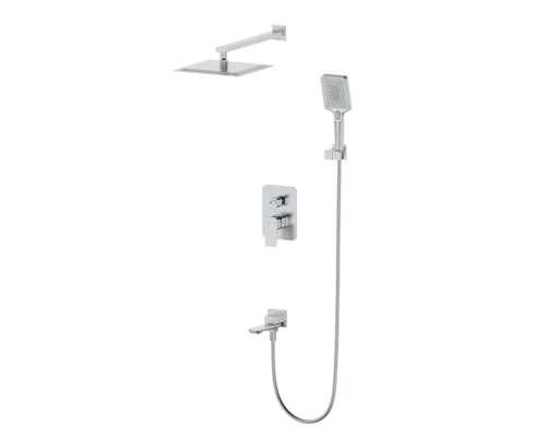 Душевая система встраиваемая WONZON & WOGHAND DIAMOND, Брашированный никель (WW-88939011-BN)