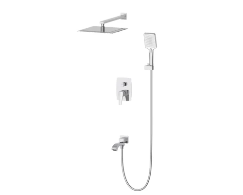 Душевая система встраиваемая WONZON & WOGHAND FLEX, Брашированный никель (WW-88939072-BN)