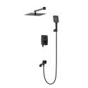 Душевая система встраиваемая WONZON & WOGHAND FLEX, Черный матовый (WW-88939072-MB) Душевая система встраиваемая WONZON & WOGHAND FLEX, Черный матовый (WW-88939072-MB)