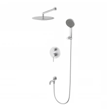 Душевая система встраиваемая WONZON & WOGHAND STICK, Брашированный никель (WW-88939017-BN)
