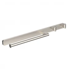 Кольцо для полотенец с 2 крючками WONZON & WOGHAND GRAFFITY, Брашированный никель (WW-9361-BN)