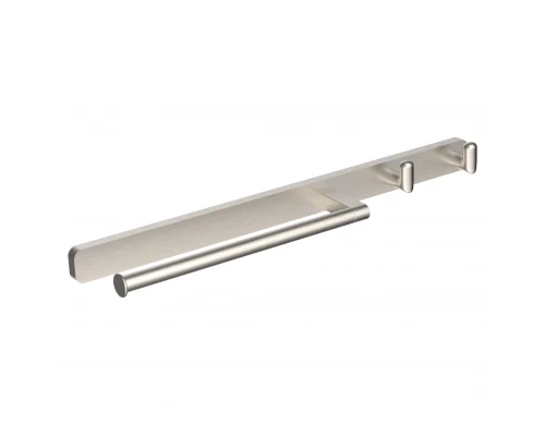 Кольцо для полотенец с 2 крючками WONZON & WOGHAND GRAFFITY, Брашированный никель (WW-9361-BN)