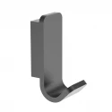 Крючок для ванной WONZON & WOGHAND LOTTE, Темный графит (WW-8315-BGM)