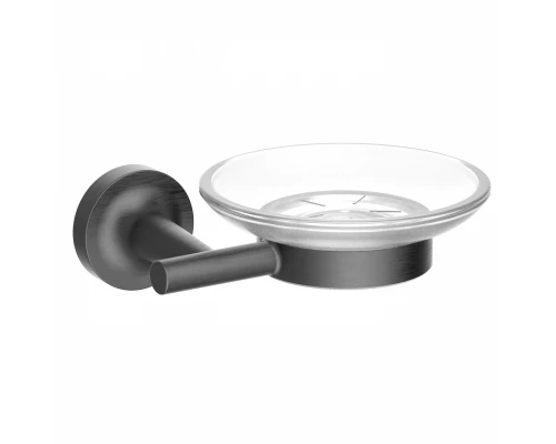 Мыльница с держателем WONZON & WOGHAN SIMPLE, Темный графит (WW-6522-BGM)