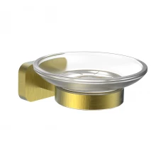 Мыльница с держателем WONZON & WOGHAND GRAFFITY, Брашированное золото (WW-9322-BG)