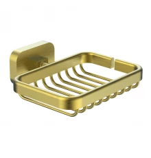 Мыльница с держателем WONZON & WOGHAND GRAFFITY, Брашированное золото (WW-9324-BG)