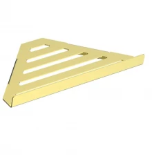 Полка для ванной угловая WONZON & WOGHAND, Брашированное золото (WW-6132-BG)