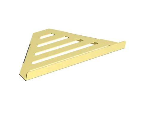 Полка для ванной угловая WONZON & WOGHAND, Брашированное золото (WW-6132-BG)