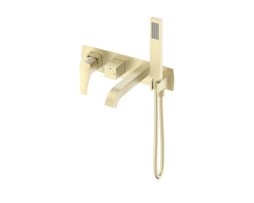 Смеситель для ванны встраиваемый WONZON & WOGHAND FLEX, Брашированное золото (WW-88889072-BG)