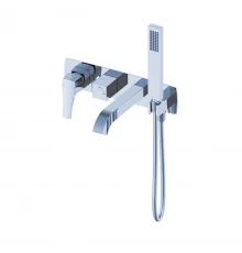 Смеситель для ванны встраиваемый WONZON & WOGHAND FLEX, Хром (WW-88889072-CR)