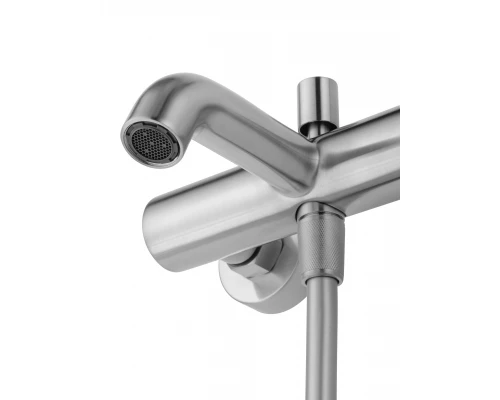 Смеситель для ванны с душем WONZON & WOGHAND STICK, Брашированный никель (WW-88639017-BN)