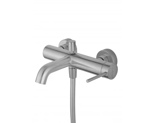 Смеситель для ванны с душем WONZON & WOGHAND STICK, Брашированный никель (WW-88639017-BN)