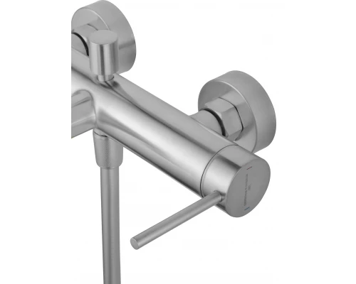 Смеситель для ванны с душем WONZON & WOGHAND STICK, Брашированный никель (WW-88639017-BN)