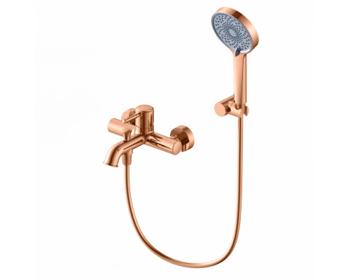 Смеситель для ванны с душем WONZON & WOGHAND TOR, Розовое золото (WW-88037073-RG)