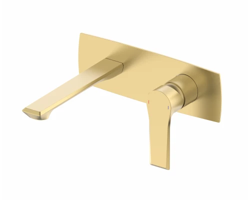 Смеситель для раковины встраиваемый WONZON & WOGHAND BRILLIANT, Брашированное золото (WW-88869079-BG)