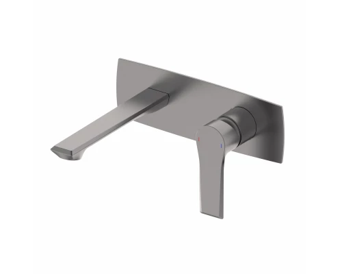 Смеситель для раковины встраиваемый WONZON & WOGHAND BRILLIANT, Темный графит (WW-88869079-BGM)