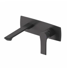 Смеситель для раковины встраиваемый WONZON & WOGHAND BRILLIANT, Черный матовый (WW-88869079-MB)