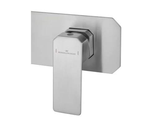 Смеситель для раковины встраиваемый WONZON & WOGHAND DIAMOND, Брашированный никель (WW-88869011-BN)