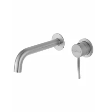 Смеситель для раковины встраиваемый WONZON & WOGHAND STICK, Брашированный никель (WW-88869017-BN)