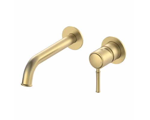 Смеситель для раковины встраиваемый WONZON & WOGHAND TOR, Брашированное золото (WW-88869073-BG)