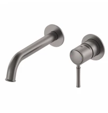 Смеситель для раковины встраиваемый WONZON & WOGHAND TOR, Темный графит (WW-88869073-BGM)