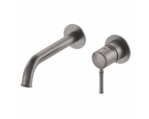 Смеситель для раковины встраиваемый WONZON & WOGHAND TOR, Темный графит (WW-88869073-BGM)