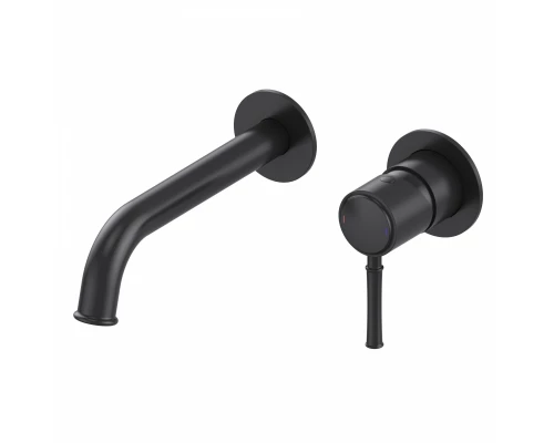 Смеситель для раковины встраиваемый WONZON & WOGHAND TOR, Черный матовый (WW-88869073-MB)