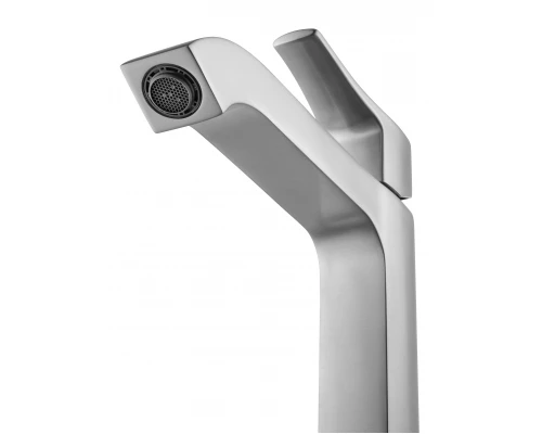 Смеситель для раковины высокий WONZON & WOGHAND FLEX, Брашированный никель (WW-88019072-BN)