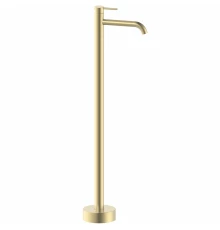 Смеситель для раковины напольного монтажа WONZON & WOGHAND STICK, Брашированное золото (WW-88649905-BG)