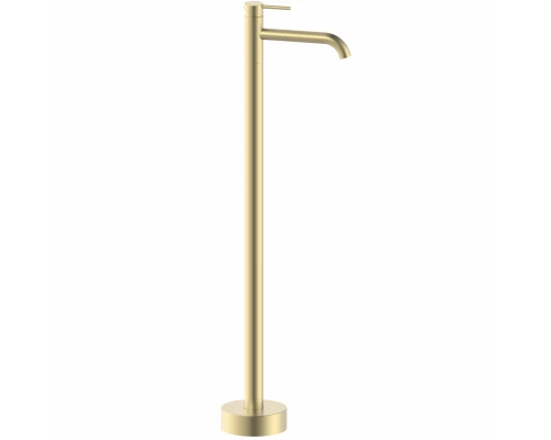 Смеситель для раковины напольного монтажа WONZON & WOGHAND STICK, Брашированное золото (WW-88649905-BG)