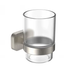 Стакан для зубных щеток с держателем WONZON & WOGHAND GRAFFITY, Брашированный никель (WW-9321-BN)