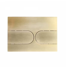 Кнопка смыва для инсталляции механическая WONZON & WOGHAND, Брашированное золото (WW-IB233-BG)