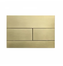 Кнопка смыва для инсталляции механическая WONZON & WOGHAND, Брашированное золото (WW-IB235-BG)